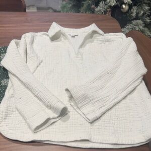 J. Jill cotton gauze top